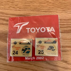 トヨタ　F1 ピンバッジセット（非売品）