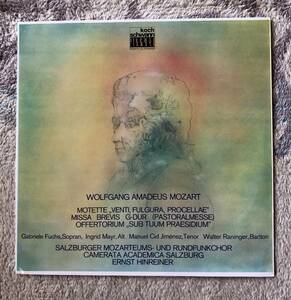 LP-Nov/. futoshi выгода Schwann / G.Fuchs (sopran) E.Hinreiner*Camerata Zalzburg / MOZART_Motette " Venti, Fulgura, Procellae"