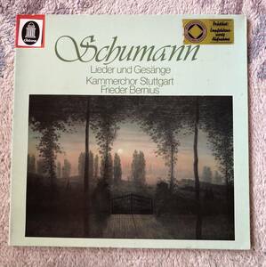 LP-Nov / 独 EMI_Odeon / F.Bernius・Kammerchor Stuttgart / SCHUMANN_Lieder und Gesange Op.29, Op.55, und Op.141