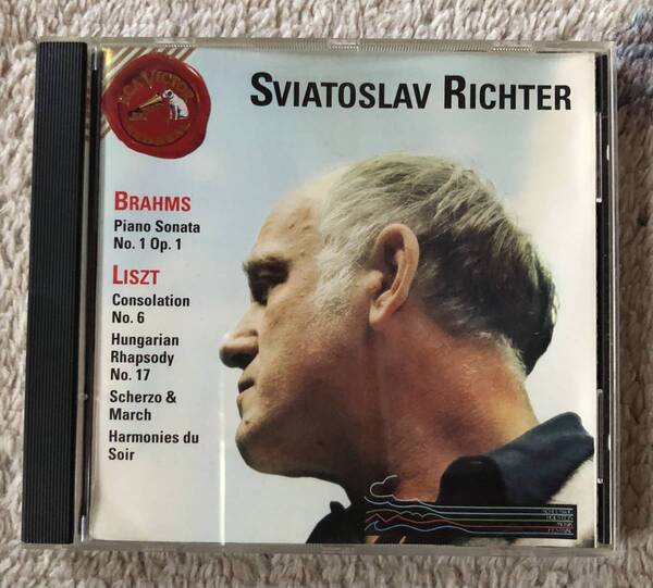 CD-Nov / 米 BMG Music / Sviatoalav Richter / BRAHMS_Piano Sonata No.1 Op.1, LISZT_Consolation No.6, Hungarian Rhapsody No.17
