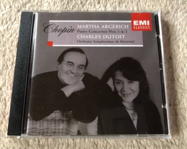 CD-Nov / EMI Records / Martha Argerich, Dutoit・Orchestre Symphonique de Montreal / SHOPIN_Piano Concerto No.1 No.2