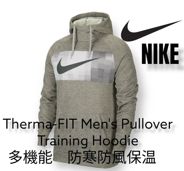 新品　多機能　防寒防風保温　Nike Therma-FIT Men's Pullover Training Hoodie