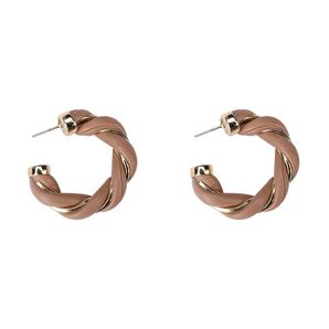 ツイストフープピアス