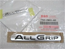 ★希少 オールグリップ スズキ ALL GRIP 新品 ビターラ? エスクード? イグニス? 大・小 ロゴ エンブレム 2点 旧車_画像2