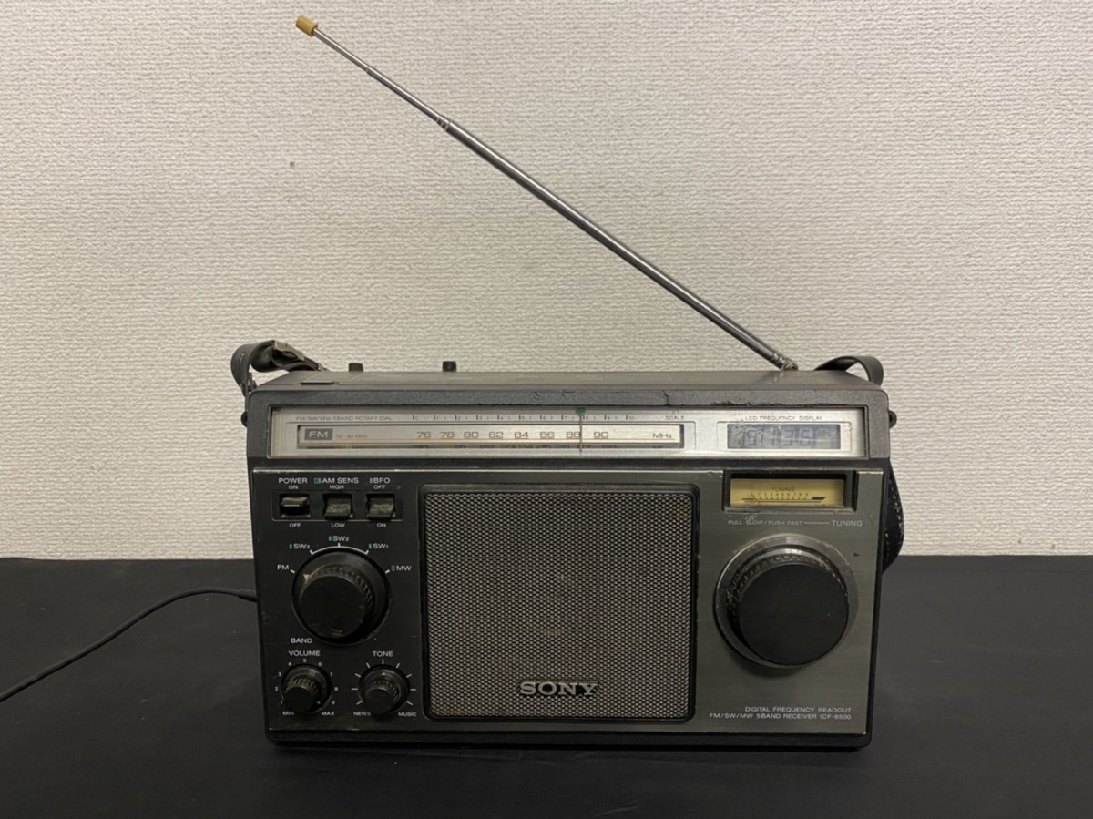 オーディオ機器 ラジオ ヤフオク! -「sony icf-6500」の落札相場・落札価格
