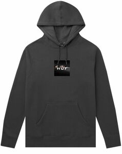 HUF Voyeur Box Logo Pullover Hoodie Black S パーカー