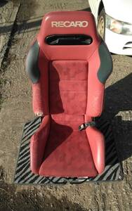 ホンダ ビート D席 RECARO レカロ SR-3 Red +シートレール・ベルトキャッチ