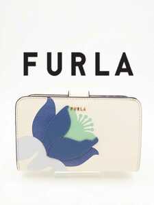 【新品未使用】FURLA フルラ ２つ折り 財布 ベージュ