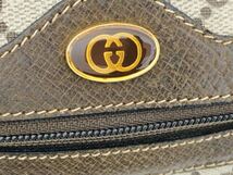 GUCCI グッチ OLD GUCCI シェリーライン ショルダーバッグ PVC ゴールド金具_画像7