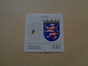 ドイツ切手　1993年　ドイツ連邦共和国の国章 ヘッセン州の国章　100