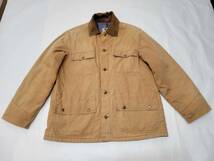 良好 80s USA製 carhartt ダック地 ハンティングジャケット キャメル L ワークジャケット 80年代 アメリカ製 ビンテージ カーハート_画像1