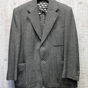 オーダーメイド ジャケット ツイール、ブレザー、ブルゾン、秋冬、メンズ、ビンテージ、ウール ★中古品