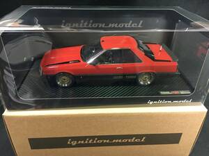 *ig2348* ignition model 1/18 Nissan Skyline 2000 RS- turbo (R30) red / black /BBS RS type 17 -inch wheel 