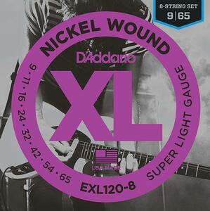 即決◆新品◆送料無料D’Addario EXL120-8×3(09-65/メール便