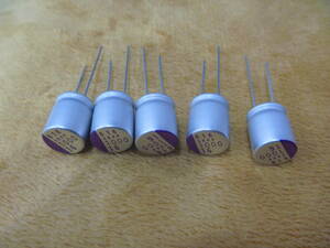 5! Panasonic electrolytic capacitor 1000μF 16V 105*C. electro- . macromolecule aluminium . body electrolytic capacitor OS-CON 5 piece new goods unused 