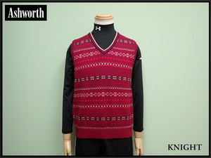 ASHWORTH knitted the best *S* Ashworth / Golf / wool /22*11*2-23