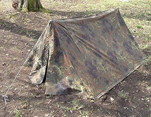 BW ドイツ軍 パップテント シェルター ハーフ ポンチョ テント 2人用