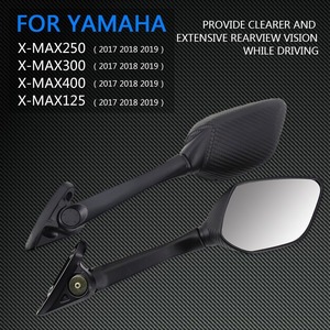 送料無料 YAMAHA ヤマハ X-MAX250 300 400 125 2017-2019 サイドミラー バックミラー プラスチック