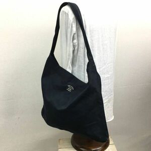 HZ7509*DELUXE canvas shoulder bag * black Deluxe eko-bag 