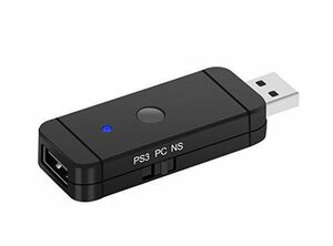 【送料無料】ニンテンドースイッチ PS3 PC コントローラーアダプター ブルートゥース Bluetooth 接続 USBケーブル接続 互換品