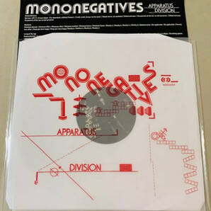 MONONEGATIVES / Apparatus Division (LP) - 20 Limited translucent edition - AnxietyRecords synthpunk postpunk lofi シンセパンクの画像1