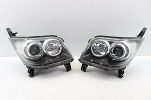 美品　ムーヴ　カスタム　L175S　前期　ヘッドライト　左右　コイト　100-51867　キセノン　HID　レべ付　270208+270209-C429