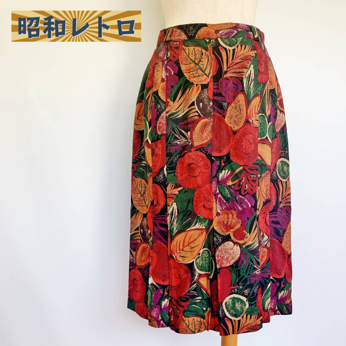 日本製・綿100% 70年代 レトロ 紺色 スカート - 通販 - ssciindia.com