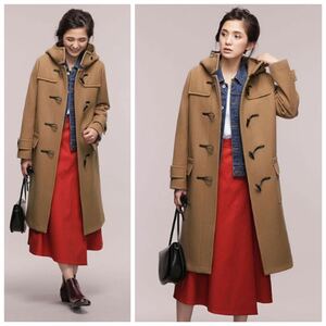  beautiful goods Nano Universe tail .meru ton long duffle coat regular price 28600 jpy 36 [CLASSY. 12 month number publication ]