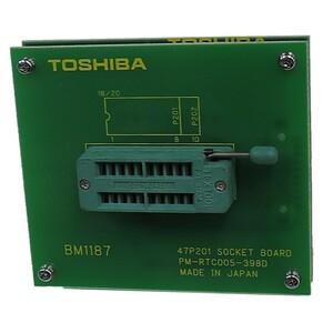 ☆動作確認済☆ 東芝 BM1187 47P201 ソケットボード / TOSHIBA / ソケットアダプター /領収証可