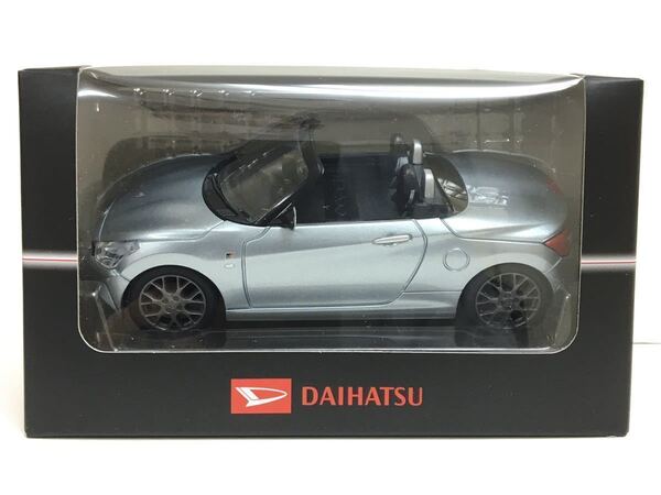 ダイハツ コペン COPEN プルバックカー ミニカー【非売品】リキッドシルバー