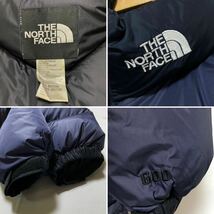 希少 90s THE NORTH FACE ノースフェイス アセント コート ロング ダウン ジャケット 600フィル ブラック ネイビー 2トーン 90年代 M_画像4