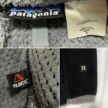 usa製 patagonia R4 POLATEC アメリカ製 パタゴニア レギュレーター フリース ジャケット ポーラテック 36100FA USA製 ブラック 黒 S_画像4