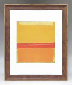 Art hand Auction Ganz neu ☆ Gerahmtes Kunstposter ◇ Mark Rothko ☆ Mark Rothko ☆ Gemälde ☆ Wandbehang ☆ Interieur ☆ Abstrakte Malerei ☆ 161, Kunstbedarf, Bilderrahmen, Posterrahmen