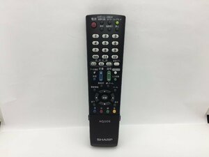 SHARP　リモコン　GB068WJSA　中古品F-0142