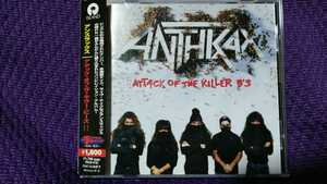 帯付 国内盤CD ANTHRAX アンスラックス / Attack Of The Killer B's アタック・オブ・ザ・キラー・ビーズ PHCR-4745