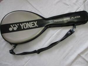 YONEX ヨネックス テニス ラケットケース ラケットカバー ソフトテニス 黒 ブラック 軟式テニス 汚れあり used 中古 ラケットバッグ