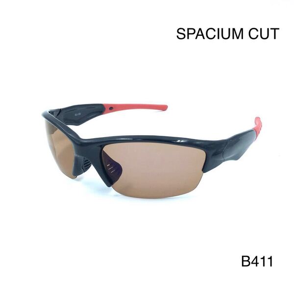 SPACIUM CUT SU-5Bアウトドア専用ブルー光線カット 偏光サングラス 新品未使用