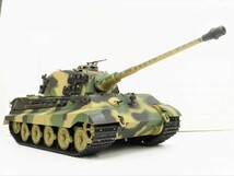 【対戦可能・塗装済み完成品戦車ラジコン】Heng Long（ヘンロン）製 Ver.7.0 2.4GHz 1/16 キングタイガー ヘンシェル砲塔 ☆3888A-1_画像1