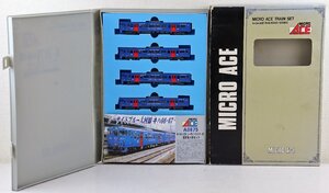 S●ジャンク品●鉄道模型 Nゲージ『A0675 キハ66・67系 シーサイドライナー色・更新車4両セット』MICRO ACE/マイクロエース ※ライト故障