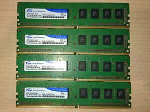 memtest OK★TeamGroup DDR4-2400 4GBx4 合計 16GB (MA21122)