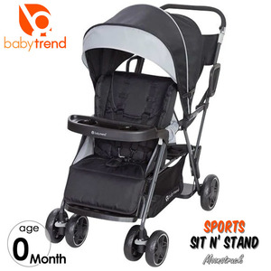 Детская тенденция Nija Baby Car Sit &amp; Stand Sports Grey Black Moon ударил Стэнфордский детский тренд /доставка категория А