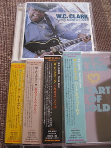 ★W.C. CLARK W.C. クラーク♪WERE YOU THERE?+♪LOVER'S PLEA+♪TEXAS SOUL++★P-VINE★帯付CD4枚＋US盤1枚★5枚セット★