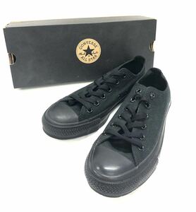 CONVERSE コンバース キャンバス ローカット スニーカー FC2153 レディース 25.0cm ブラック M5039 キャンバス オールスター ほぼ未使用