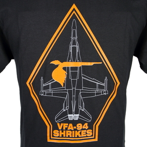 VFA-94 MIGHTY SHRIKES オフィシャルTシャツ （ブラック）Sサイズの画像3