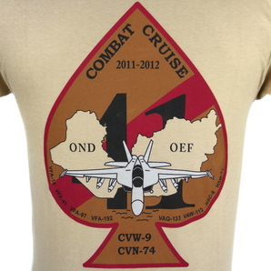 VFA-41 BLACK ACES COMBATCRUISE 2011-2012Tシャツ Sサイズの画像3