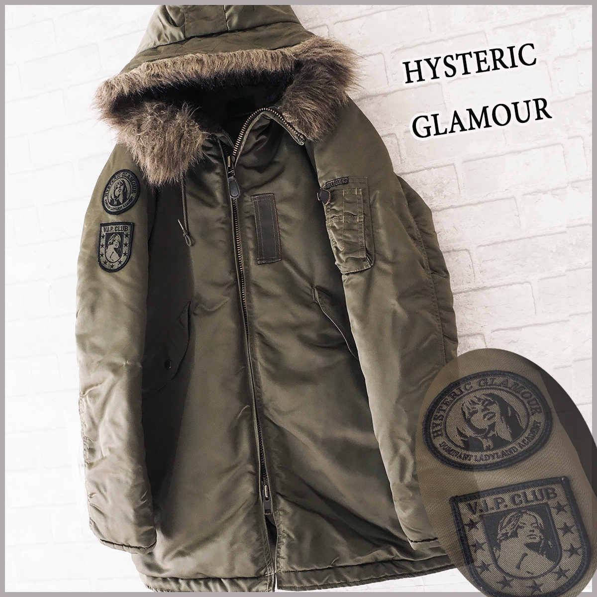 ヤフオク! -「hysteric glamour n3b」の落札相場・落札価格