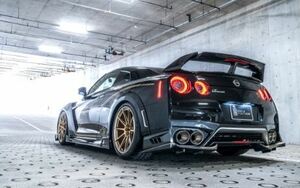 ロウェン GT-R GTR R35 後期 リヤウイング ウイング Ver.2 FRP 未塗装 1N003W00 ROWEN WORLD PLATINUM ワールドプラチナム