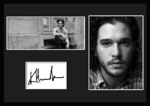 10種類!Kit Harington/キット・ハリントン/俳優/テレビ/ドラマ/サインプリント&証明書付きフレーム/BW/モノクロ/ディスプレイ(9-3Ｗ）