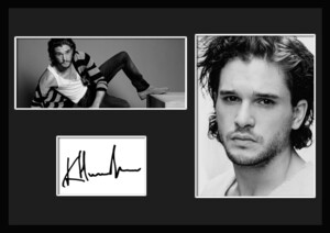 10種類!Kit Harington/キット・ハリントン/俳優/テレビ/ドラマ/サインプリント&証明書付きフレーム/BW/モノクロ/ディスプレイ(2-3Ｗ）