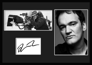 10種類!クエンティン・タランティーノ/Quentin Tarantino/俳優/サインプリント&証明書付きフレーム/BW/モノクロ/ディスプレイ(1-3W)